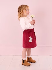 JoJo Maman Bébé Cream Pretty Top With Broderie Collar - Image 2 of 5