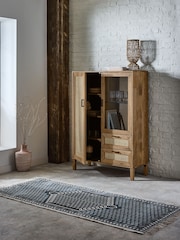 French Connection Mango Wood and Rattan Laredo Sideboard - Image 2 of 11