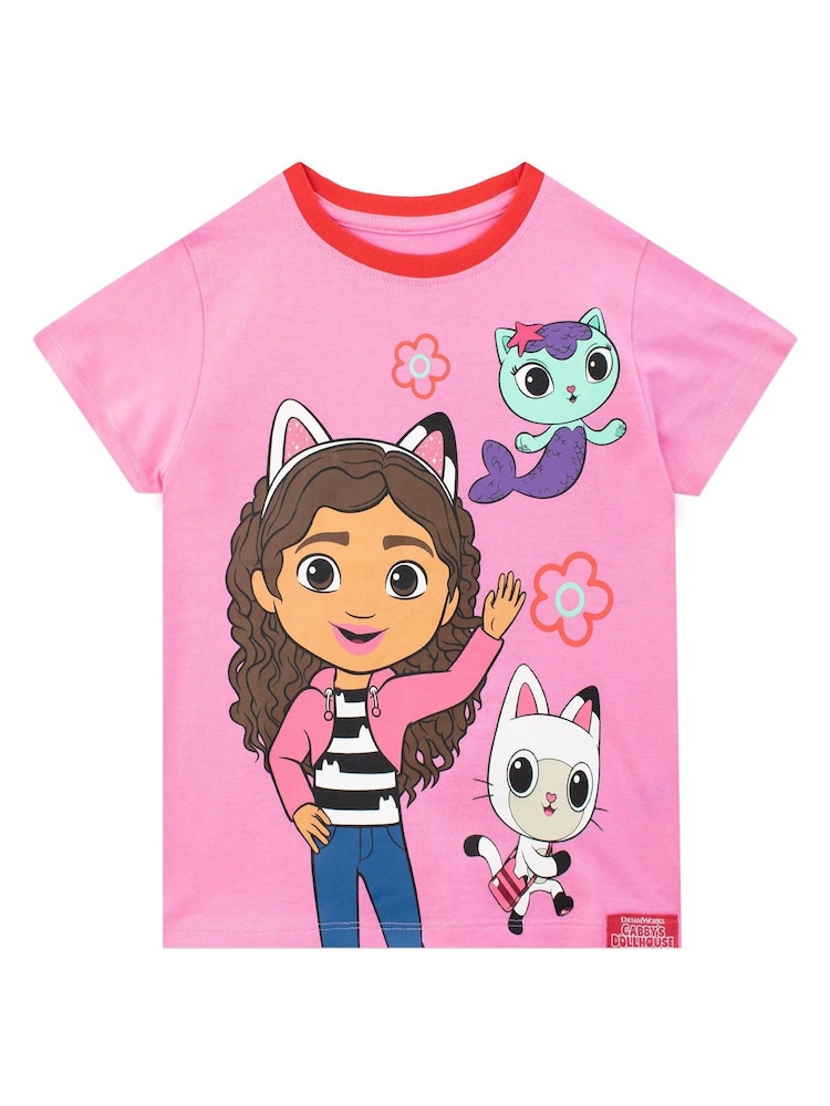 Character Pink/Green Gabbys Dollhouse T-shirt and Leggings - Image 2 of 5 Character Pink/Green Gabbys Dollhouse T-shirt and Leggings - Image 2 of 5