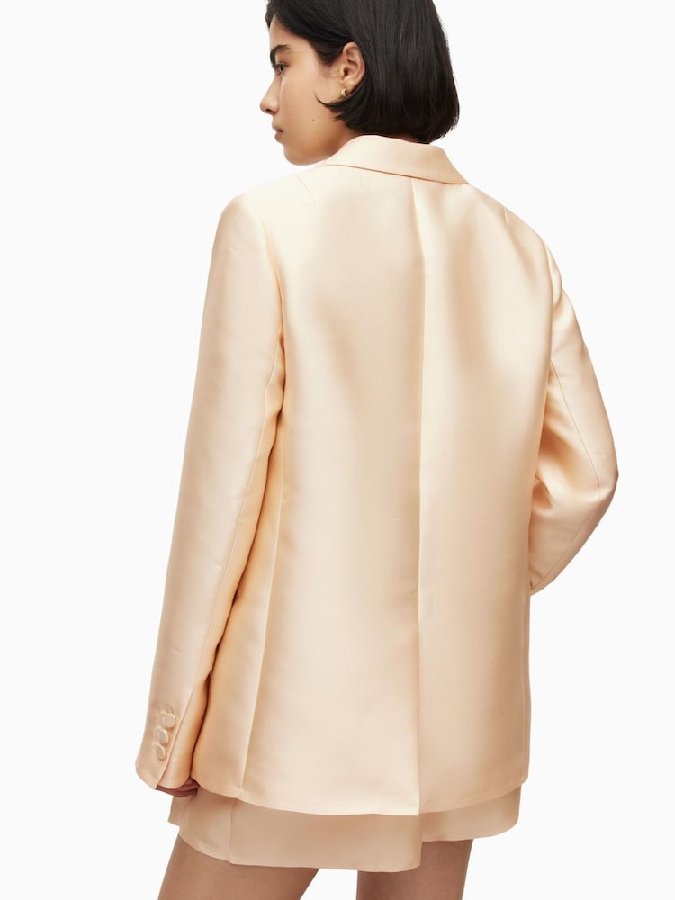 AllSaints Gold London Shimmer Jacket - Image 2 of 7
