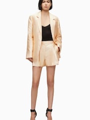 AllSaints Gold London Shimmer Jacket - Image 3 of 7