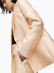 AllSaints Gold London Shimmer Jacket - Image 5 of 7