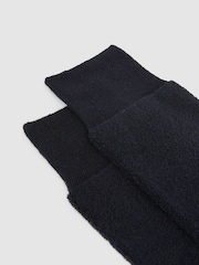 Reiss Navy Alers Cotton Blend Terry Towelling Socks - Image 2 of 3