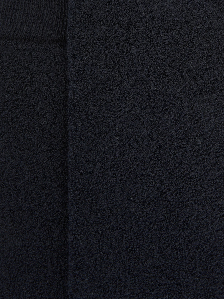 Reiss Navy Alers Cotton Blend Terry Towelling Socks - Image 3 of 3