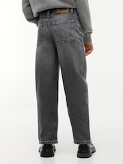 Tommy Hilfiger Grey Barrel Leg Jeans - Image 2 of 6