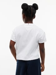 Tommy Hilfiger White Peanuts® Flag Graphic Relaxed T-Shirt - Image 2 of 5
