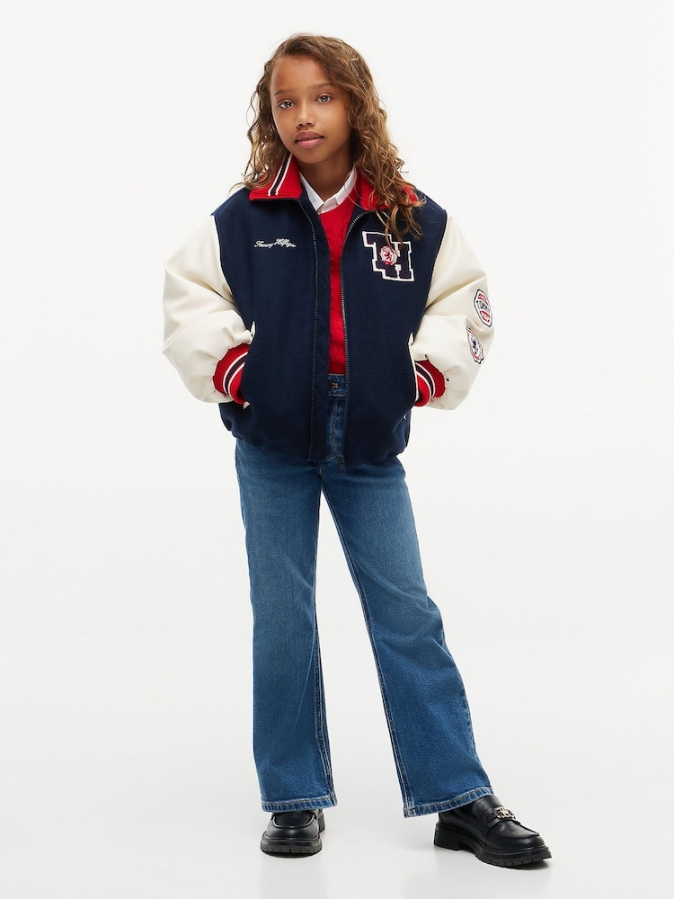 Tommy Hilfiger Blue Mid Wash Flared Jeans - Image 2 of 6