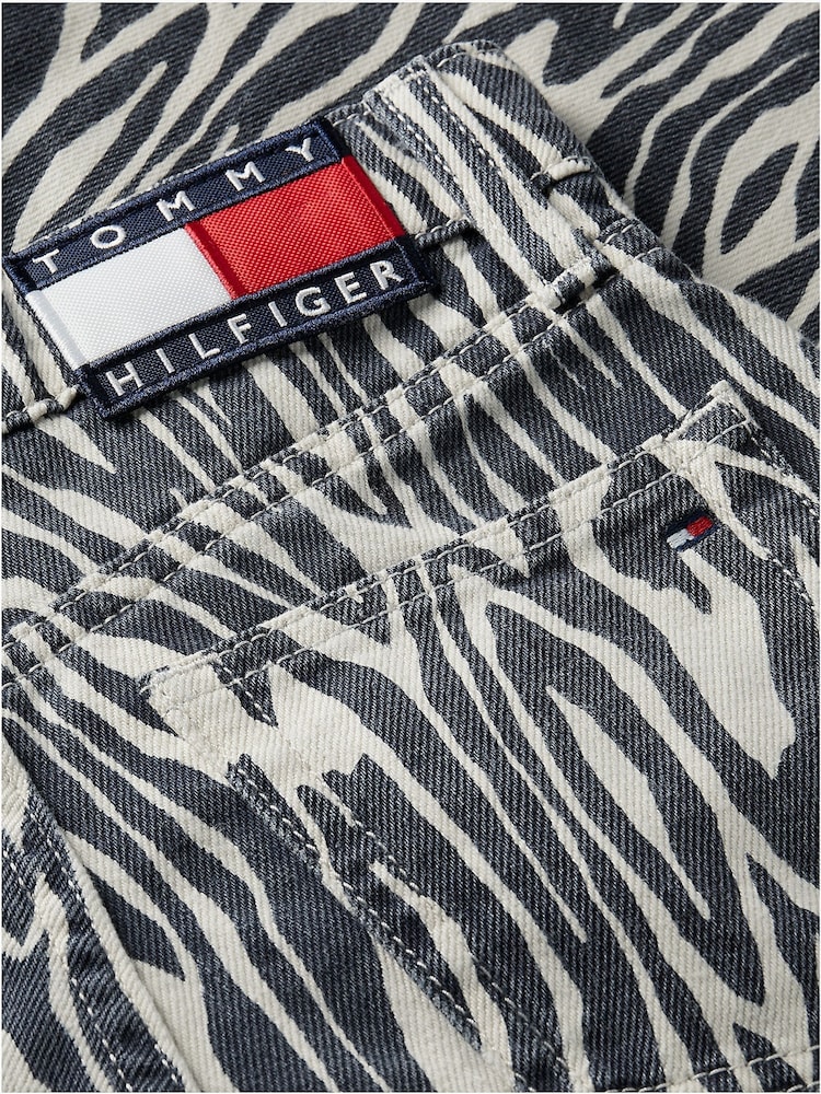 Tommy Hilfiger Blue Mabel Zebra High Rise Wide Leg Jeans - Image 7 of 7 Tommy Hilfiger Blue Mabel Zebra High Rise Wide Leg Jeans - Image 7 of 7