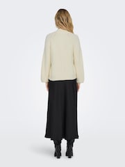 ONLY Textured High Neck Volume Sleeve Jumper - Bilde 3 av 6