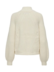 ONLY Textured High Neck Volume Sleeve Jumper - Bilde 6 av 6