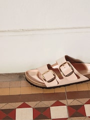 Birkenstock Beige Madrid LENA High Shine New HEX Sandals - Image 4 of 8