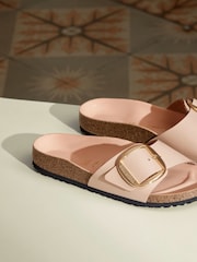 Birkenstock Beige Madrid LENA High Shine New HEX Sandals - Image 5 of 8