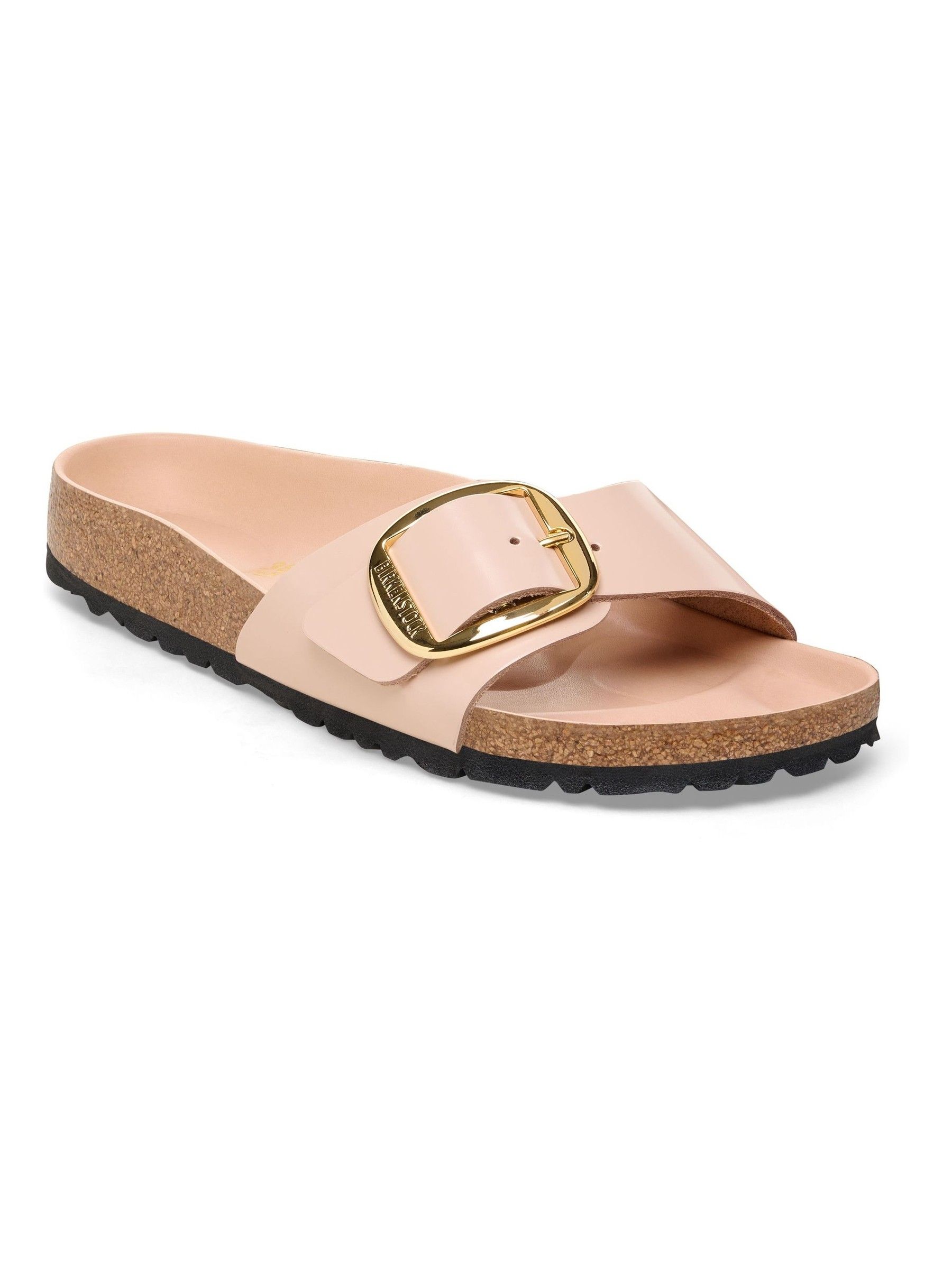 Buy Birkenstock Beige Madrid LENA High Shine New HEX Sandals from