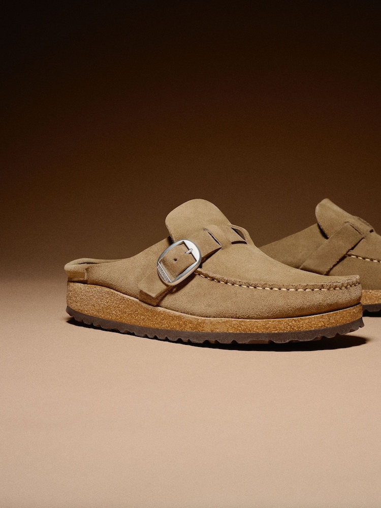 Birkenstock Grey Buckley LEVE Sandals - Image 1 of 5 Birkenstock Grey Buckley LEVE Sandals - Image 1 of 5