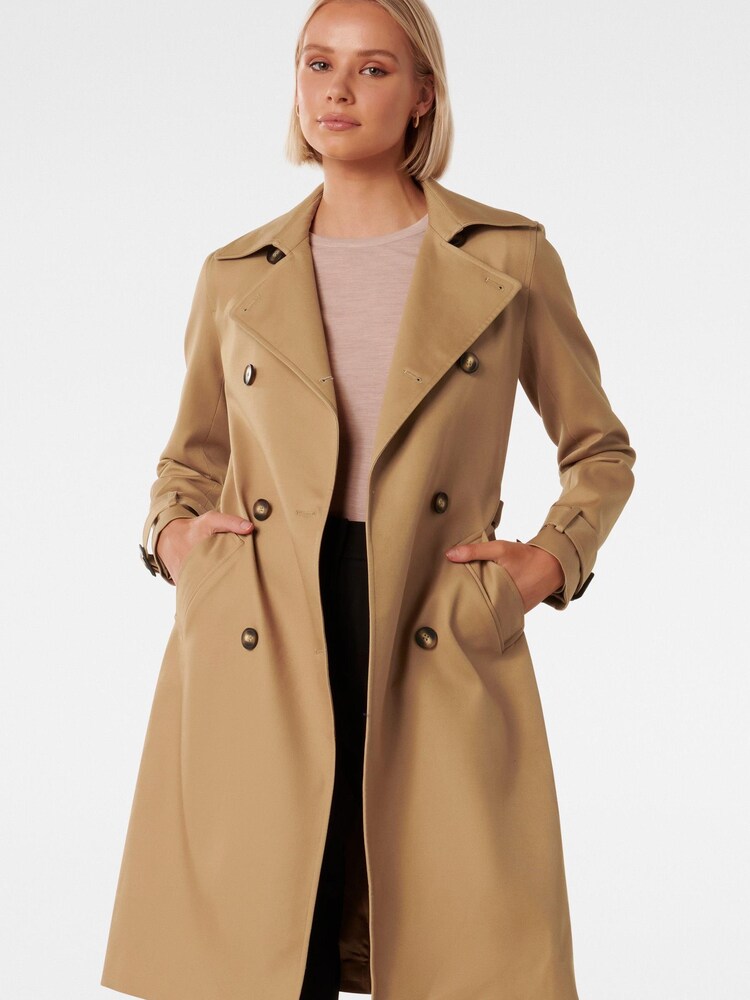 Forever New Beige Denver Trench Trench Coat - Image 1 of 5