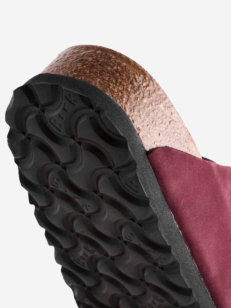 Birkenstock Burgundy Arizona Zinfandel Soft Footbed Suede Sandals - Image 5 of 5