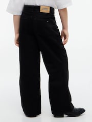 Tommy Hilfiger Black Mabel High Rise Wide Leg Faded Jeans - Image 4 of 6