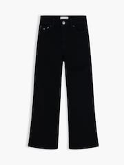 Tommy Hilfiger Black Mabel High Rise Wide Leg Faded Jeans - Image 5 of 6
