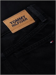 Tommy Hilfiger Black Mabel High Rise Wide Leg Faded Jeans - Image 6 of 6