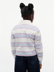 Tommy Hilfiger Stribet langærmet Polo-skjorte med afslappet pasform - Billede 2 af 6