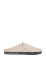 Birkenstock White Zermatt Shearling Slippers - Image 1 of 3