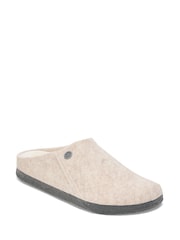 Birkenstock White Zermatt Shearling Slippers - Image 2 of 3