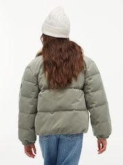 Tommy Hilfiger Teddy жағалы кордурой релаксацияланған пуффер күртеше - 6суретінің 2 суреті