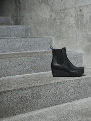 Birkenstock Black Ebba Slip On Leather Boots - Image 1 of 7