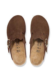 Birkenstock Green Fanny Ring Buckle Suede Sandals - Image 2 of 7