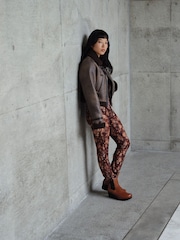 Birkenstock Brown Ebba Slip On Leather Boots - Image 5 of 6
