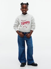 Tommy Hilfiger Blue Mabel High Rise Wide Leg Faded Jeans - Image 2 of 6