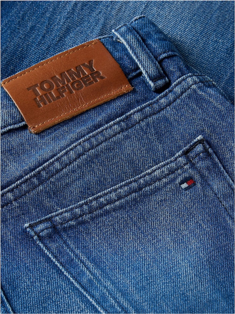 Tommy Hilfiger Blue Mabel High Rise Wide Leg Faded Jeans - Image 6 of 6 Tommy Hilfiger Blue Mabel High Rise Wide Leg Faded Jeans - Image 6 of 6