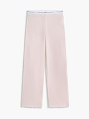 Tommy Hilfiger Pink Signature Logo Waistband Ribbed Pyjama Set - Image 4 of 6