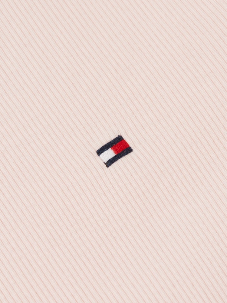 Tommy Hilfiger Pink Signature Logo Waistband Ribbed Pyjama Set - Image 6 of 6 Tommy Hilfiger Pink Signature Logo Waistband Ribbed Pyjama Set - Image 6 of 6