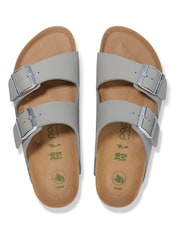 Birkenstock Grey Arizona Platform Flex Nubuck Sandals - Image 3 of 3