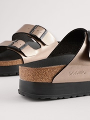Бронзовый - Birkenstock Сандалии Arizona Platform Flex нубук - Image 5 of 6