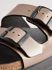 Бронзовый - Birkenstock Сандалии Arizona Platform Flex нубук - Image 6 of 6
