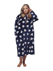 Character Blue Minnie Mouse Blanket Hoodie with Hood - Image 2 of 2