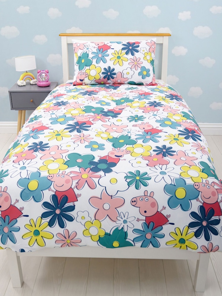 Character Green Peppa Pig Duvet Set - Image 2 of 4