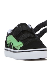 Черный - Vans Boys Toddler Old Skool V Trainers - Изображение 2 из 6