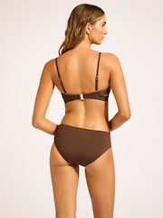Seafolly Brown S.Collective Multi Strap Hipster - Image 2 of 8