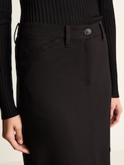 Black Ponte Column Skirt - Image 3 of 5