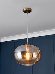 Visconte by BHS Brass Sarno Pendant Ceiling Light - Image 1 of 5