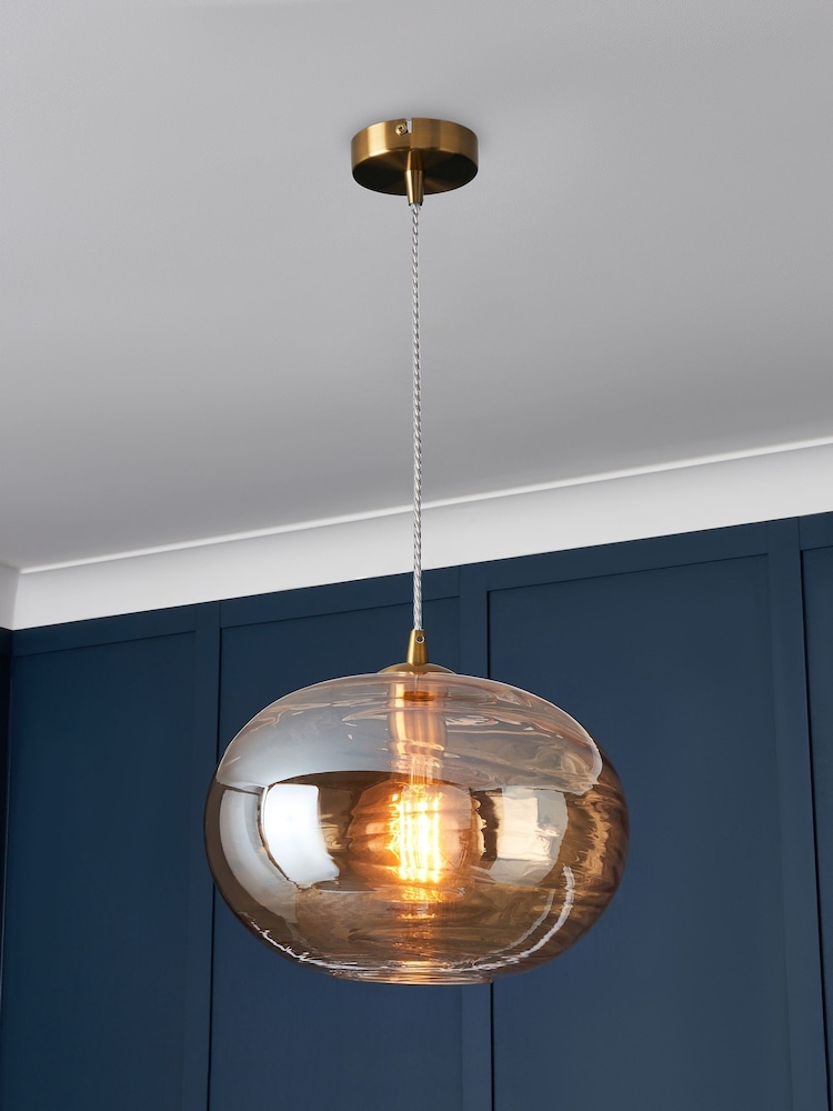 Visconte by BHS Brass Sarno Pendant Ceiling Light - Image 1 of 5