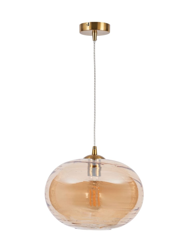 Visconte by BHS Brass Sarno Pendant Ceiling Light - Image 5 of 5 Visconte by BHS Brass Sarno Pendant Ceiling Light - Image 5 of 5