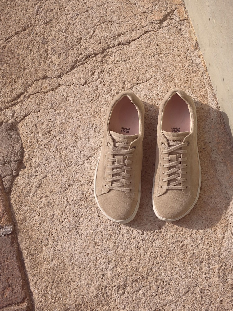Birkenstock Grey Suede Bend Low Trainers - Image 2 of 6