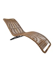 Charles Bentley Natural Zanzibar Garden Sun Lounger - Image 3 of 5