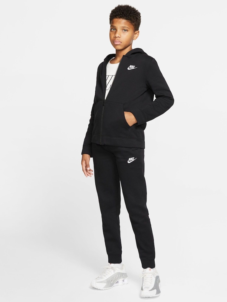 Nike Black Club Fleece Tracksuit - Image 1 of 15