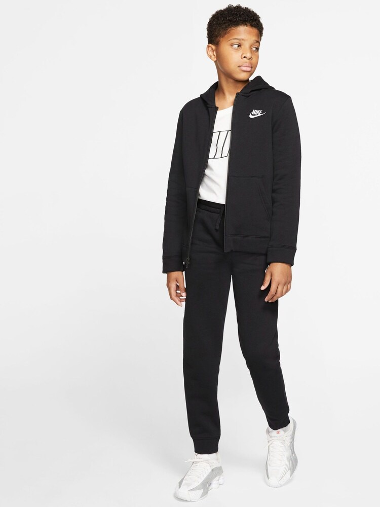 Nike Black Club Fleece Tracksuit - Image 3 of 15