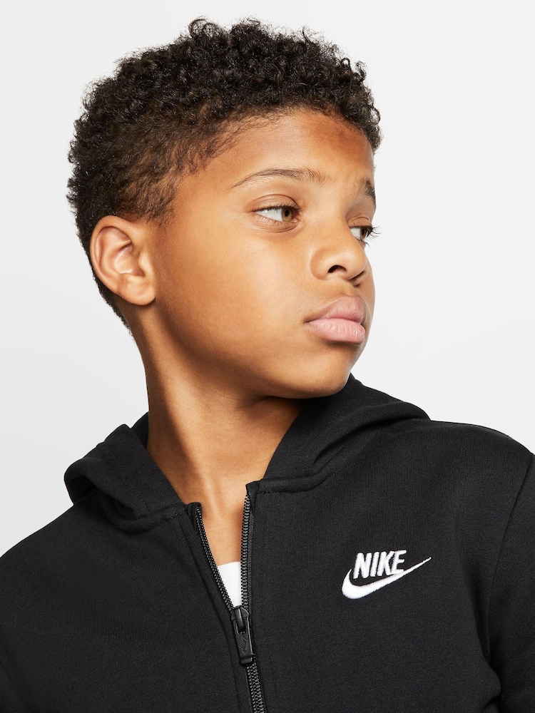 Nike Black Club Fleece Tracksuit - Image 4 of 15